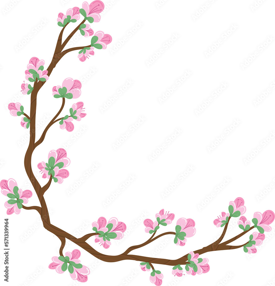 Fototapeta premium sakura sprig