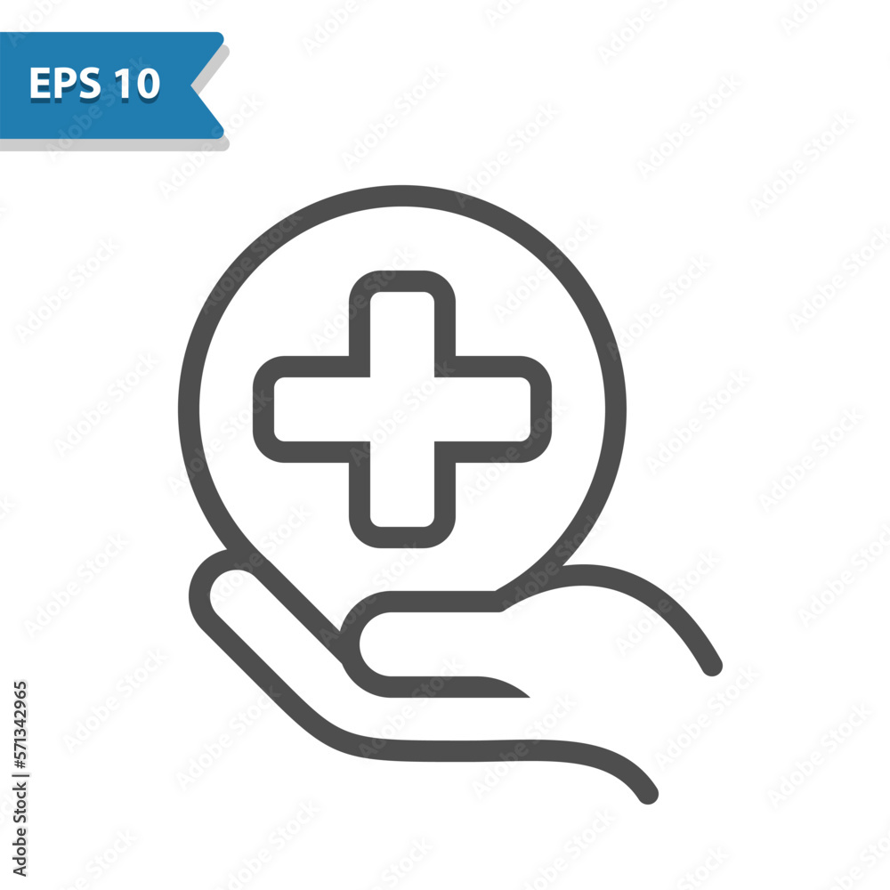 Healthcare Icon. Health Care, Hand, Medical Healthcare Icon. Health Care, Hand, Medical
