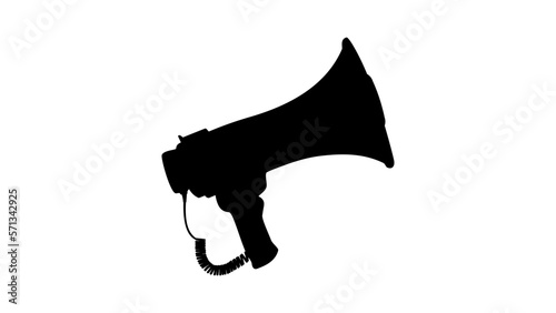 Megaphone silhouette