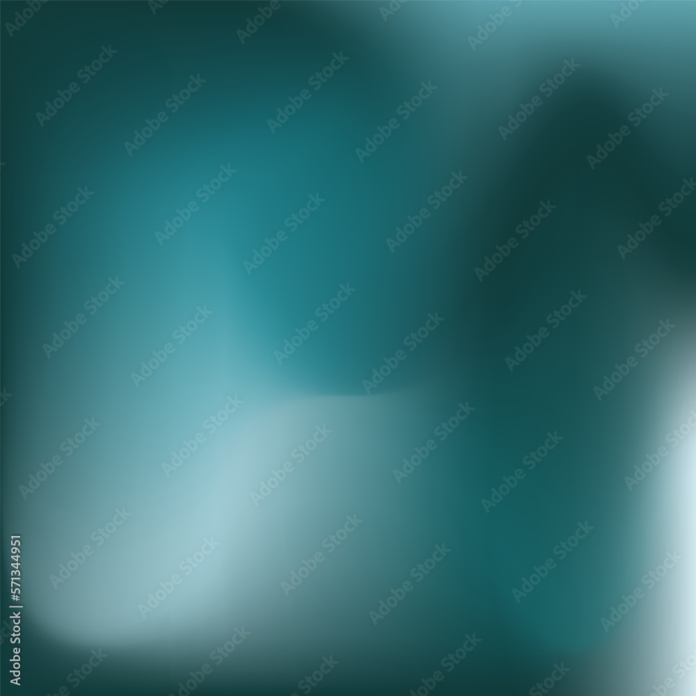 Obraz premium gradient abstract emerald blurred background, vector