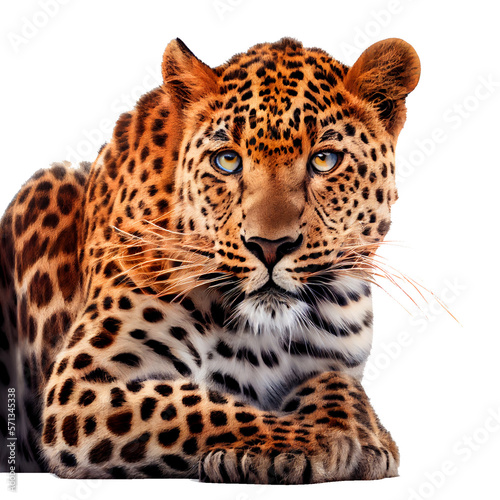 leopard in front of white © I LOVE PNG
