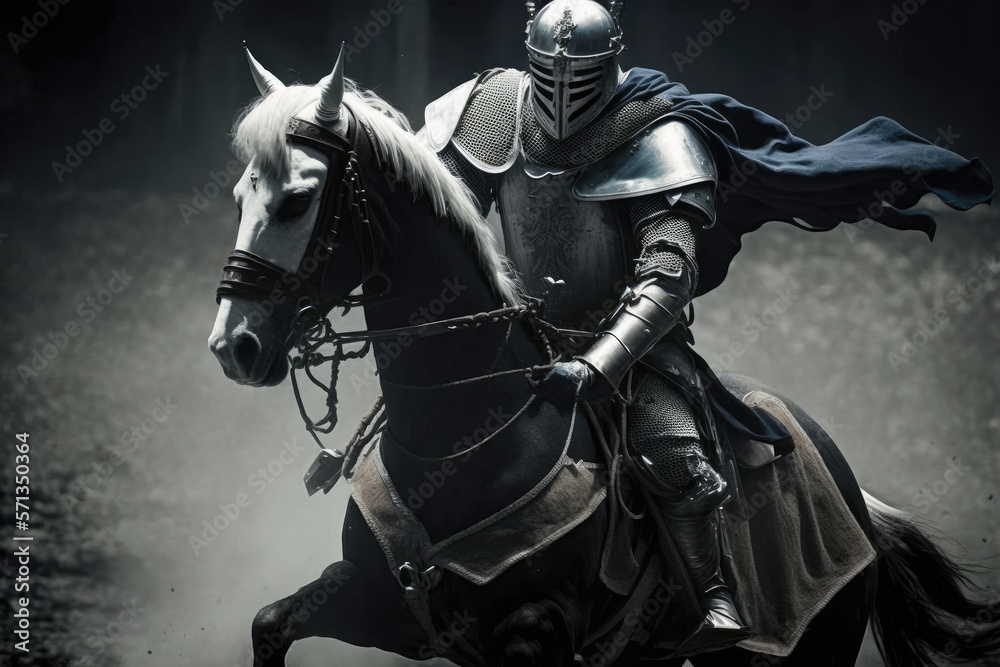 knight riding a horse in movie scene action sequence made by generative ai knight riding a horse in movie scene action sequence made by generative ai