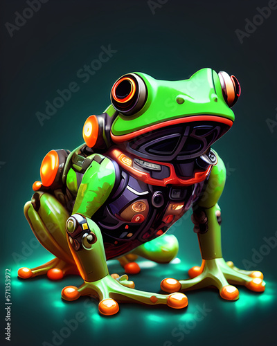 cyborg frog