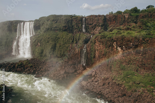 Cataratas do Iguaçu e Rio Paraguai com cânions e cachoeiras photo