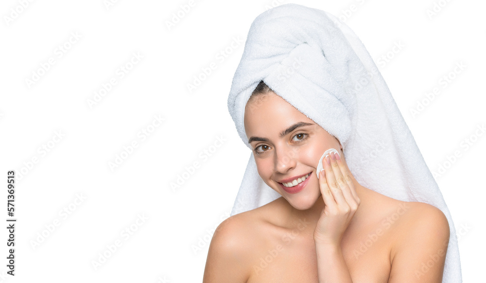 beauty girl with skin complexion isolated on white with copy space. beauty girl with skin complexion isolated on white with copy space.