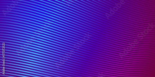 Abstract background of wavy lines in blue and purple colors