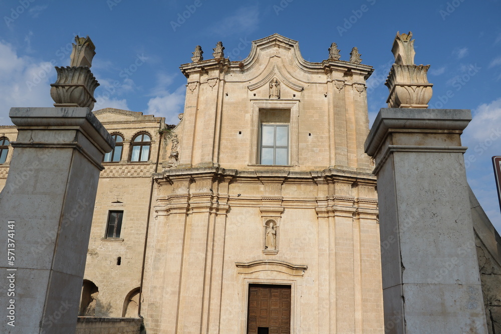 Convent of Saint Agostino in Matera, Italy
