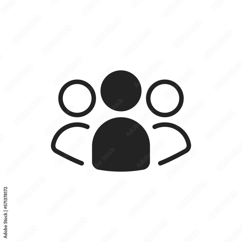 group of person like teamwork or leadership icon group of person like teamwork or leadership icon