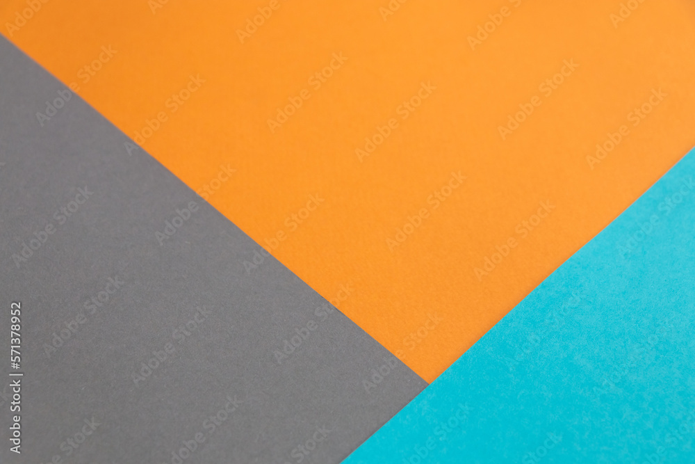 multi-colored geometric background from colored cardboard