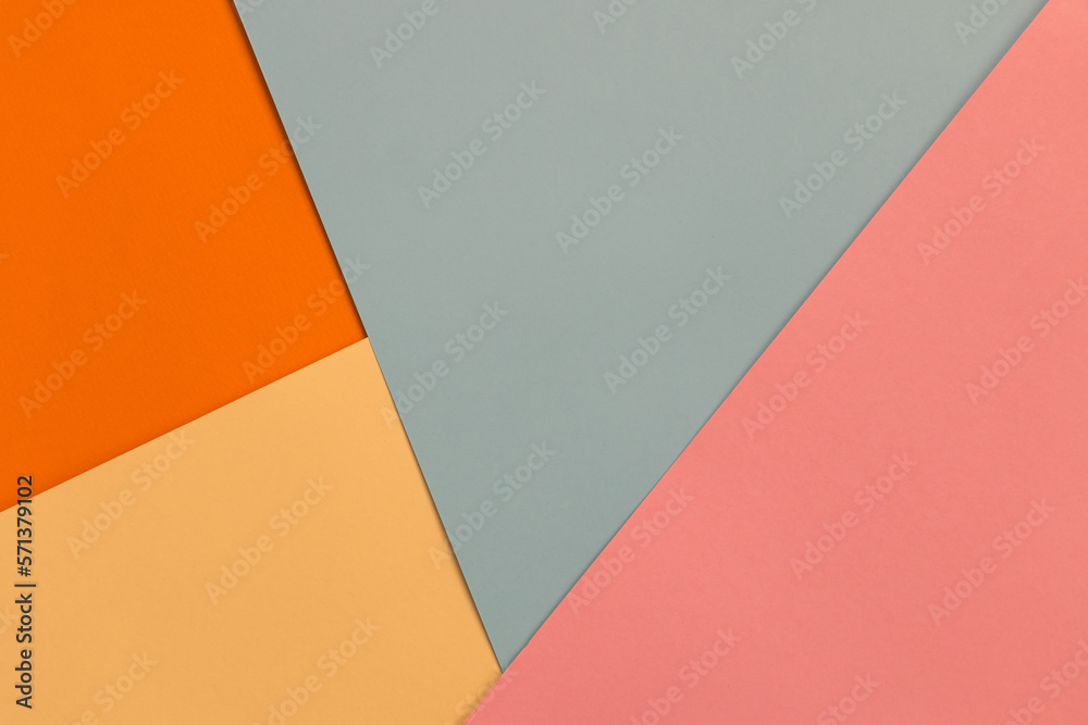 multi-colored geometric background from colored cardboard
