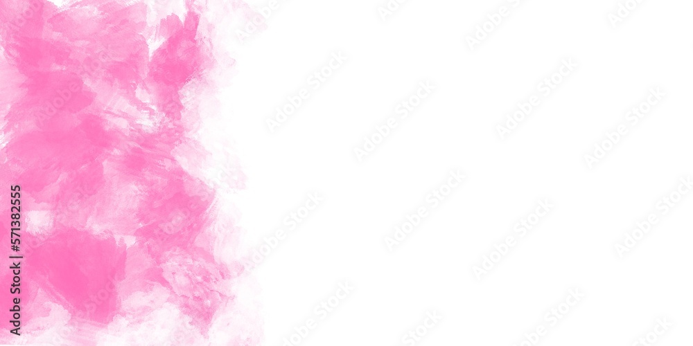 Colorful watercolor background. Abstract art hand paint. Abstract pink watercolor background for your design.
