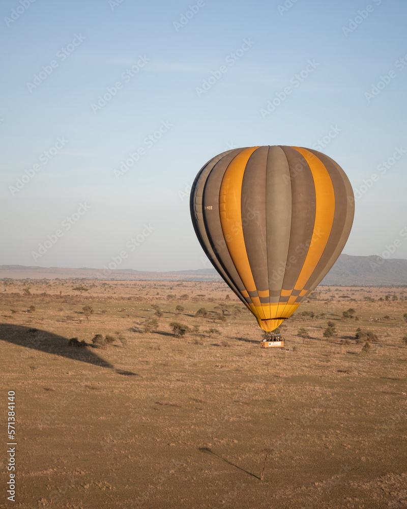 Obraz premium hot air balloon over the Serengeti