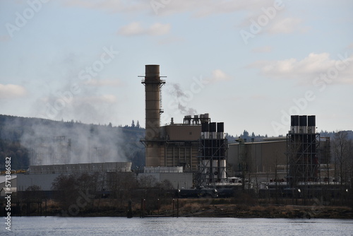 large mill on a clear day photo