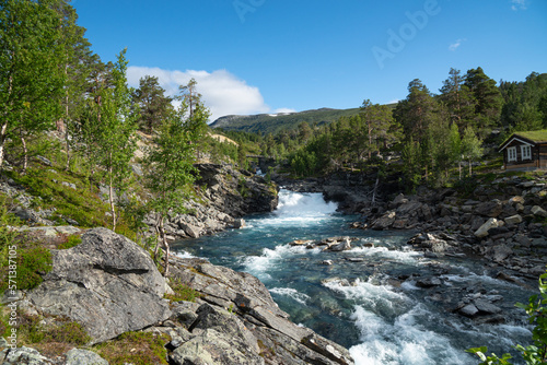 Breheimen National Park is one of the most beautiful areas in Norway photo