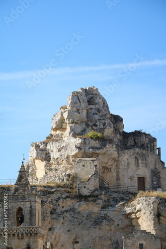 Rock Church of Santa Maria de Idris in Matera, Italy 