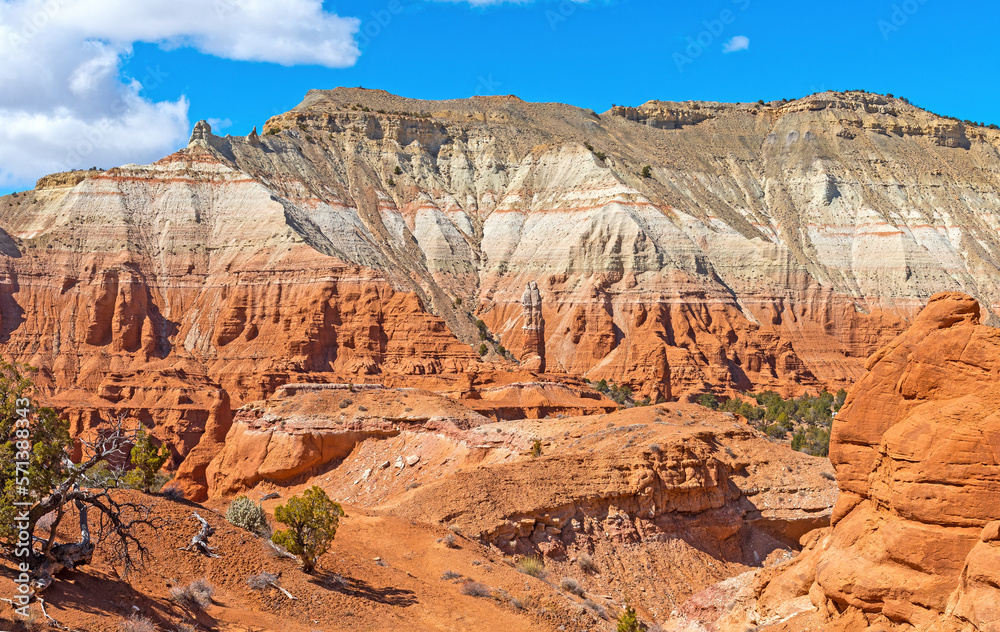 Dramatic Colors on Desert Escarpment