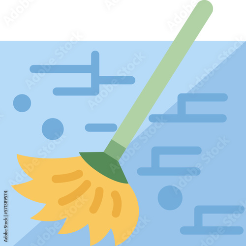 sweeping  icon