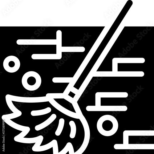 sweeping  icon