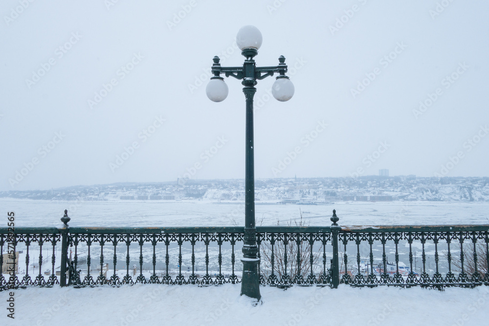 Lamp In Winter