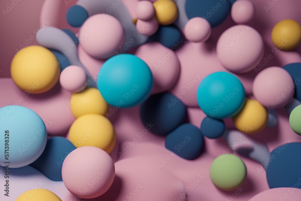 colorful spheres random background colorful spheres random background