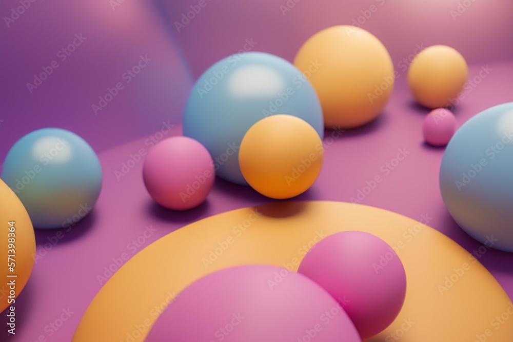 colorful spheres random background colorful spheres random background