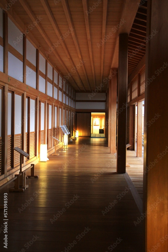 The corridor of the house connects between rooms in the house