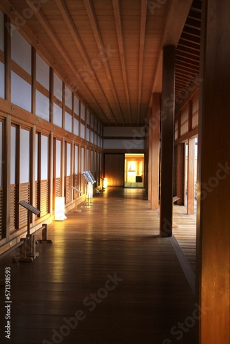 The corridor of the house connects between rooms in the house