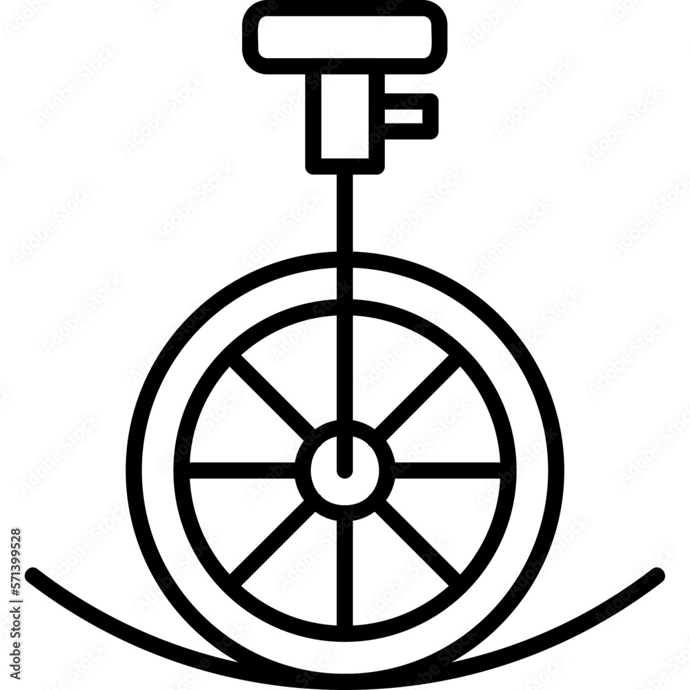 Unicycle Performance Icon