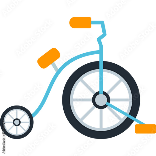 Circus Bike Icon