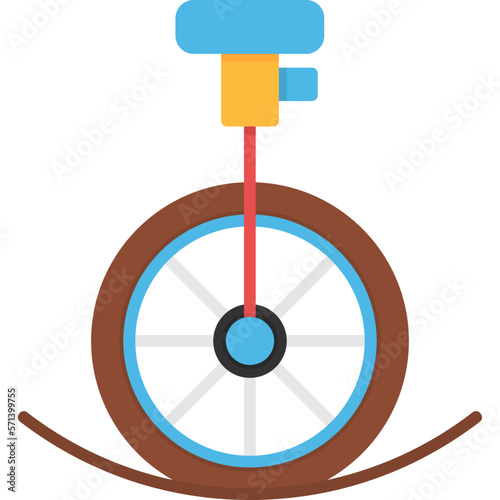 Unicycle Performance Icon