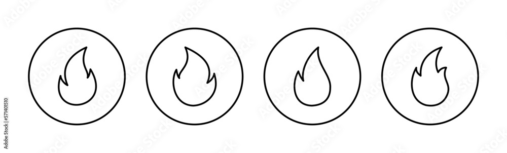 Fire icon vector for web and mobile app. fire sign and symbol Fire icon vector for web and mobile app. fire sign and symbol