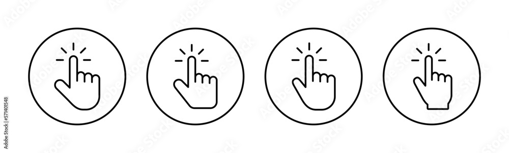 Hand cursor icon vector for web and mobile app. cursor sign and symbol. hand cursor icon clik Hand cursor icon vector for web and mobile app. cursor sign and symbol. hand cursor icon clik