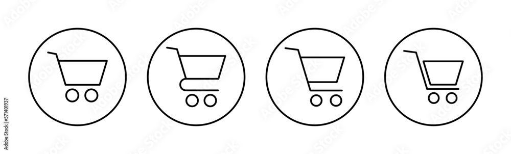 Shopping icon vector for web and mobile app. Shopping cart sign and symbol. Trolley icon Shopping icon vector for web and mobile app. Shopping cart sign and symbol. Trolley icon