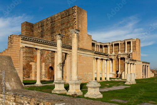 View of the temple of Artemis at Sardis. Turkey photo