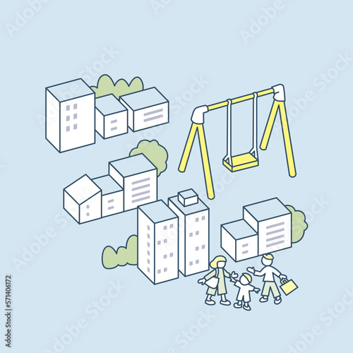 ブランコと家族。
子どもの成長と思い出