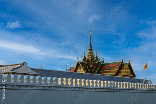 The Grand Palace of Bangkok famous destination of Thailand.