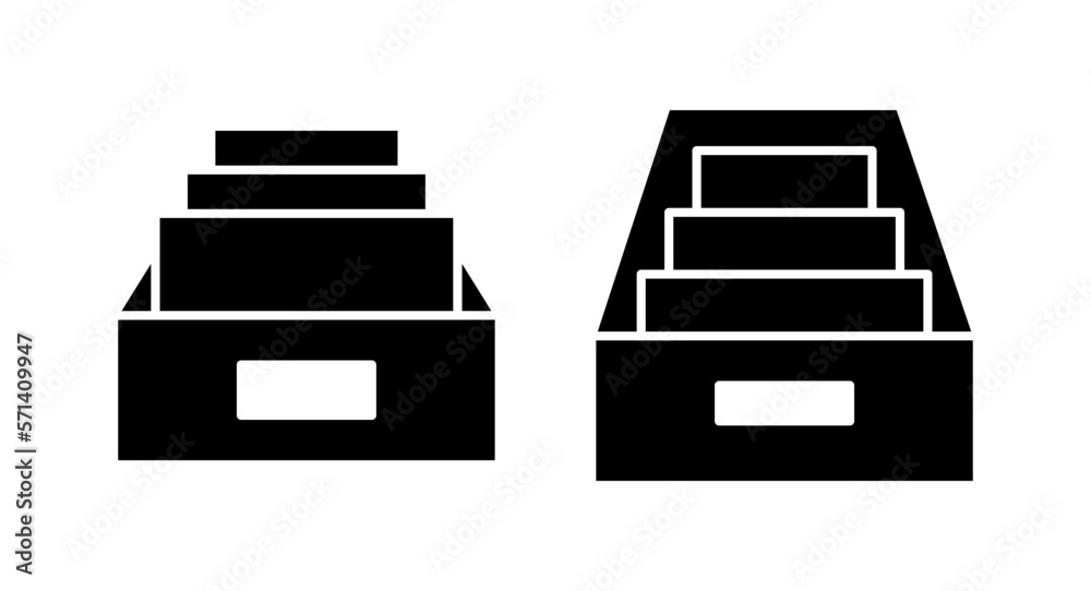 Archive folders icon vector illustration. Document vector icon. Archive storage icon. Archive folders icon vector illustration. Document vector icon. Archive storage icon.