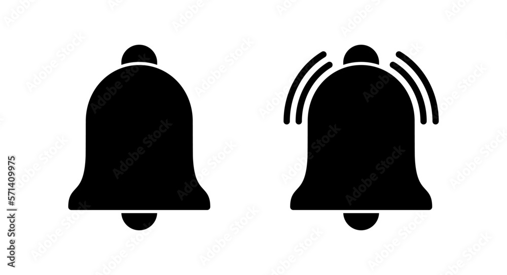 Bell Icon vector illustration. Notification sign and symbol for web site design Bell Icon vector illustration. Notification sign and symbol for web site design
