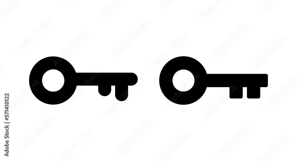 Key icon vector illustration. Key sign and symbol. Key icon vector illustration. Key sign and symbol.