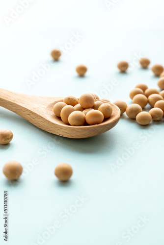 大豆　植物性タンパク質　スプーン