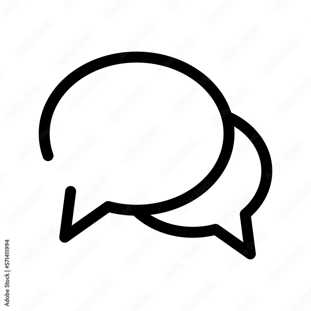 Conversation Icon Vector Symbol Design Illustration Conversation Icon Vector Symbol Design Illustration