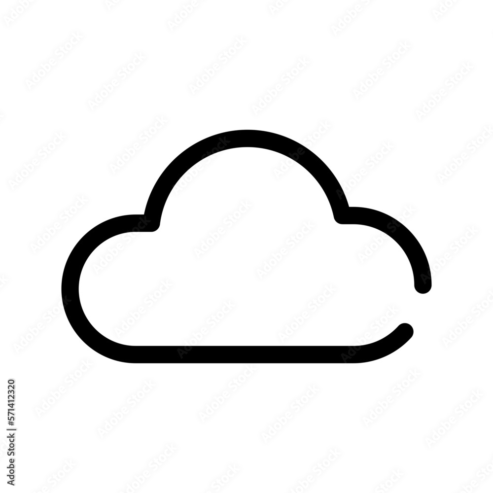 Cloud Icon Vector Symbol Design Illustration Cloud Icon Vector Symbol Design Illustration