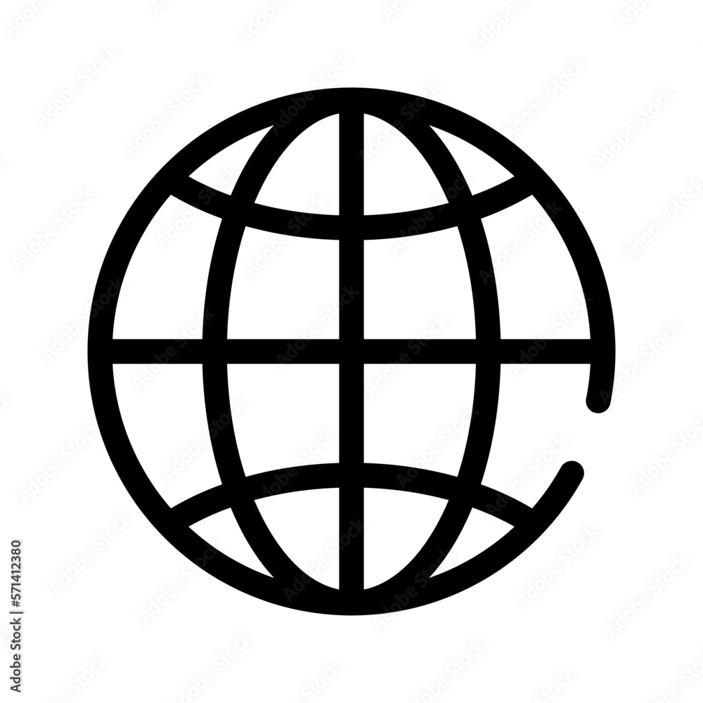 Earth Icon Vector Symbol Design Illustration Earth Icon Vector Symbol Design Illustration