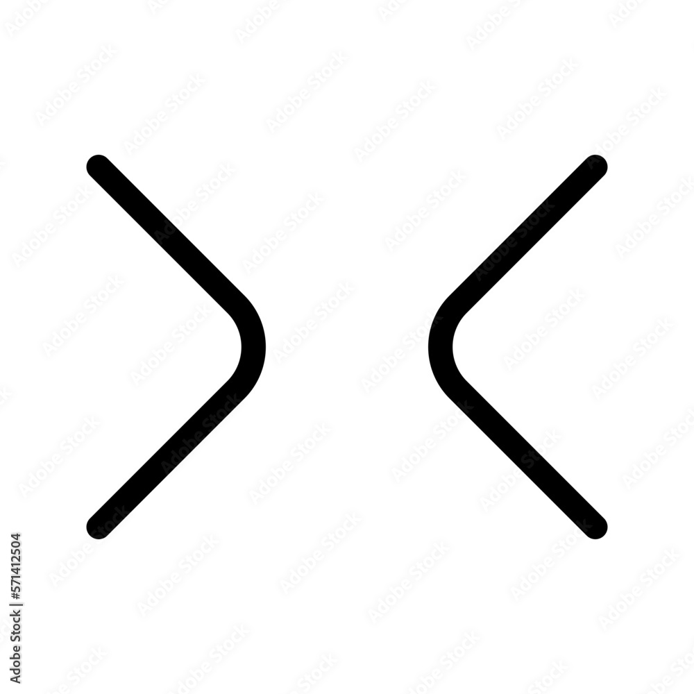 Horizontal Shrink Icon Vector Symbol Design Illustration Horizontal Shrink Icon Vector Symbol Design Illustration