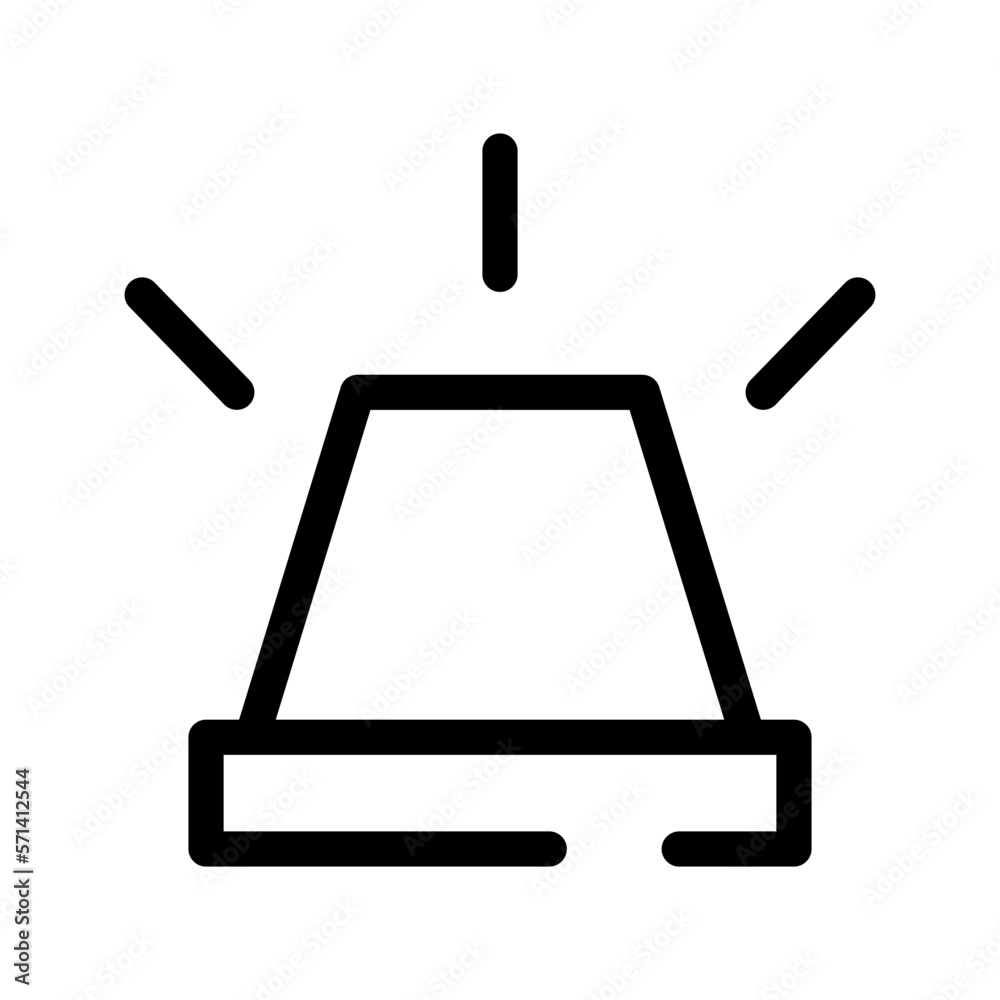 Siren Icon Vector Symbol Design Illustration Siren Icon Vector Symbol Design Illustration