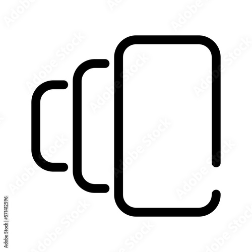 Copy Icon Vector Symbol Design Illustration