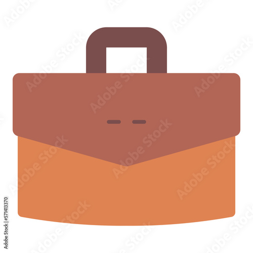 briefcase flat icon