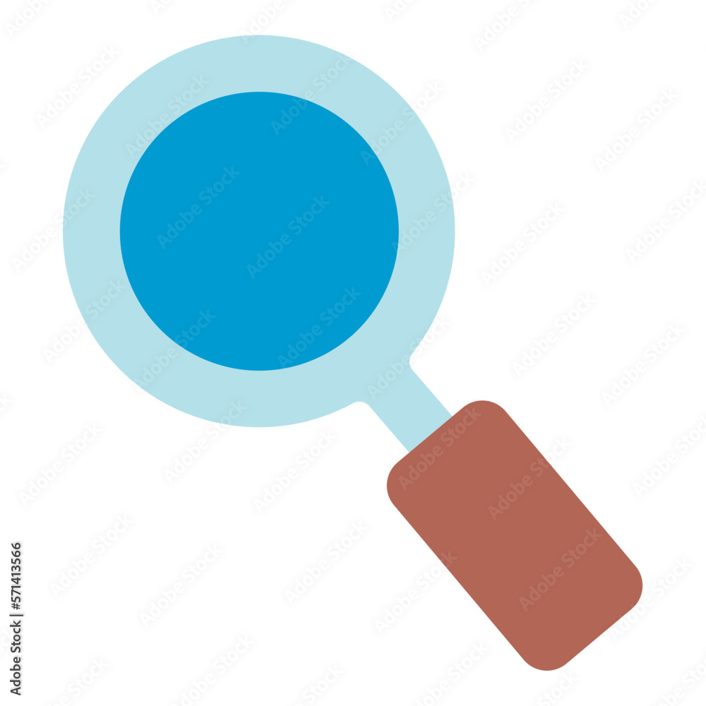 magnifying glass flat icon