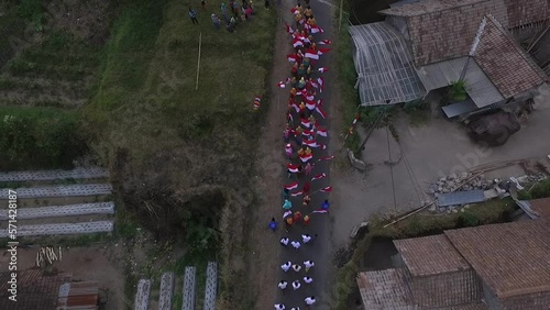 Culture of Yogyakarta in Merapai villages Bale Rante photo