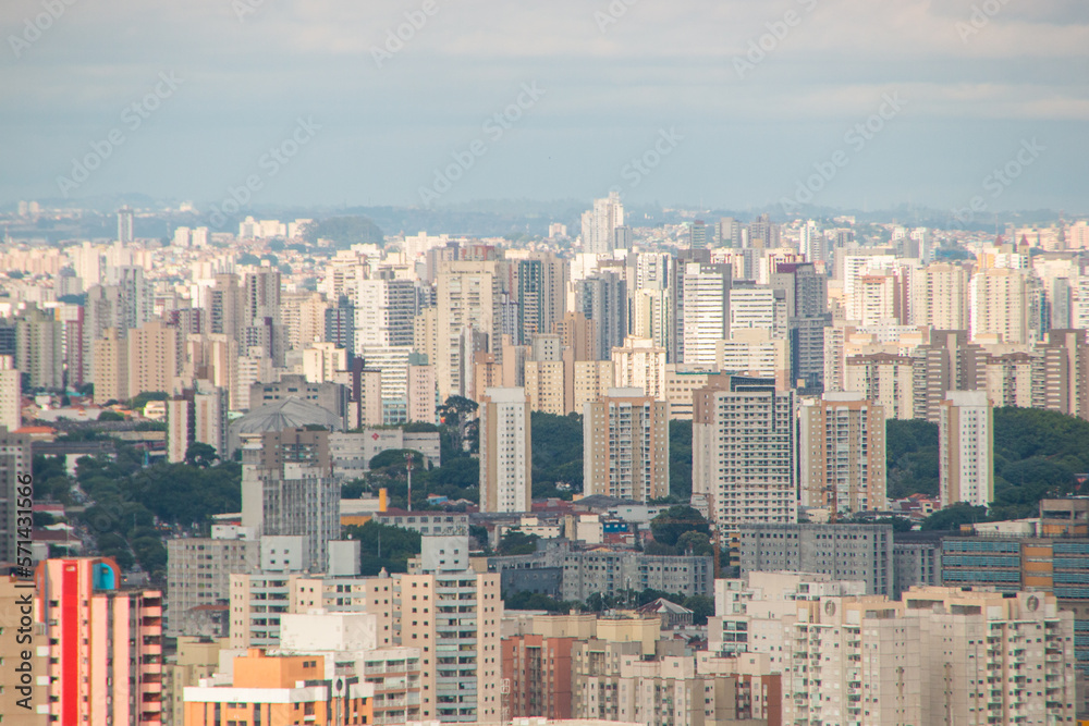 buildings in the center of Sao Paulo in Brazil.